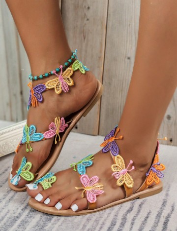 Sandale Shein Kids, mix culori