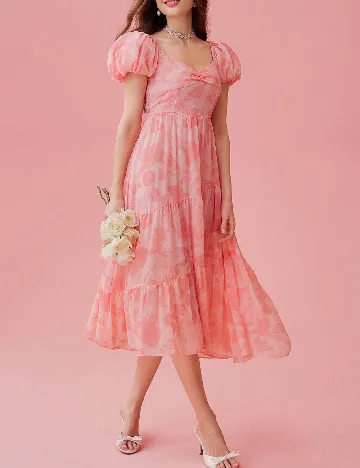 Rochie medie SHEIN, roz