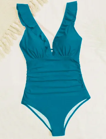 Costum de baie SHEIN, turcoaz