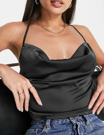 Top Parisian Tall, negru