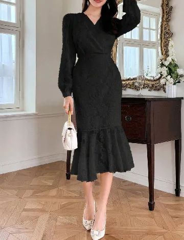 Rochie medie Dazy, negru