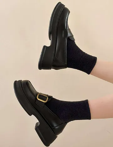 Mocasini SHEIN, negru