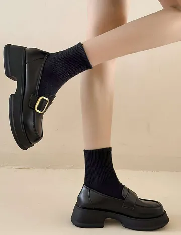 Mocasini SHEIN, negru