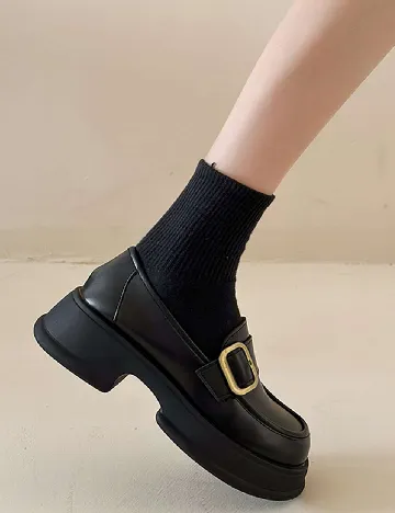 Mocasini SHEIN, negru