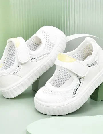 Tenisi Shein Kids, alb