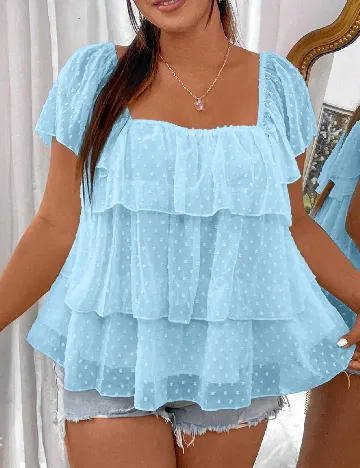Bluza SHEIN CURVE, bleu