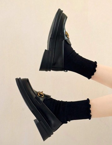 Mocasini SHEIN, negru