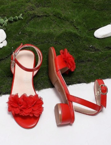 Sandale Shein Kids, rosu