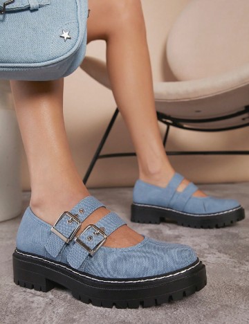 Pantofi SHEIN, albastru