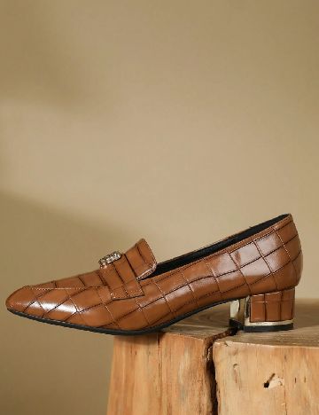 Mocasini SHEIN, maro