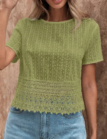 Top Emery Rose, verde