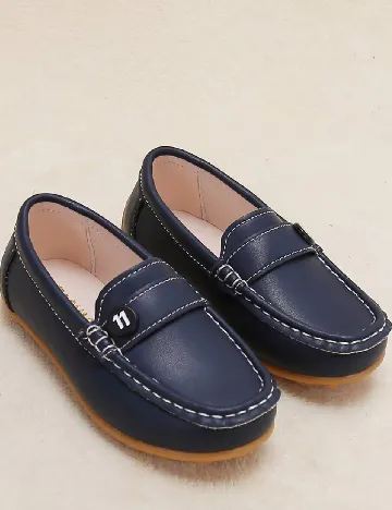 Mocasini Shein Kids, bleumarin
