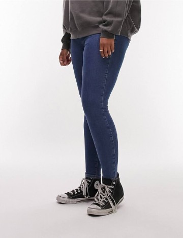 Blugi Top Shop Plus Size, albastru