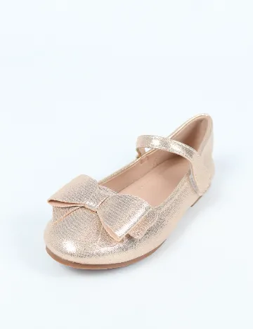 Pantofi Shein Kids, auriu Crem