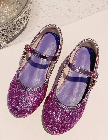 Pantofi Shein Kids, mov