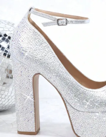 Pantofi SHEIN, argintiu