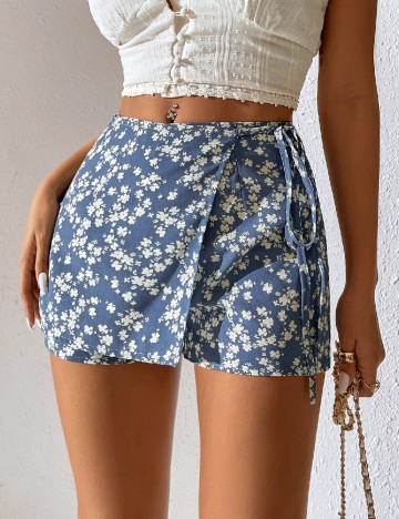 Fusta pantalon SHEIN, albastru
