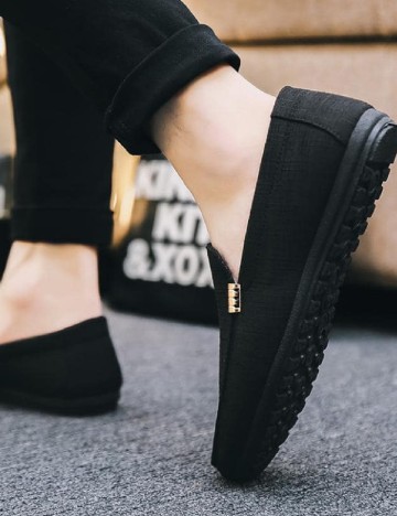 Mocasini SHEIN, negru