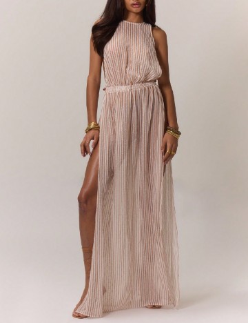 Rochie lunga SHEIN, crem