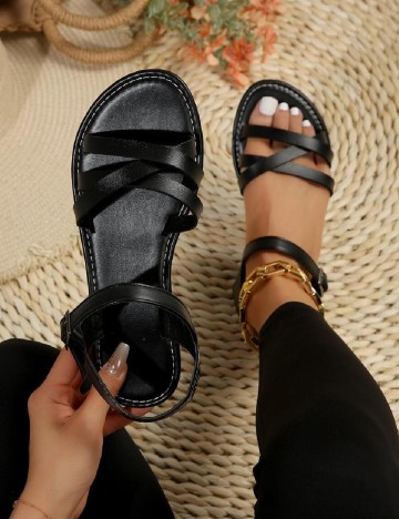 Sandale SHEIN, negru