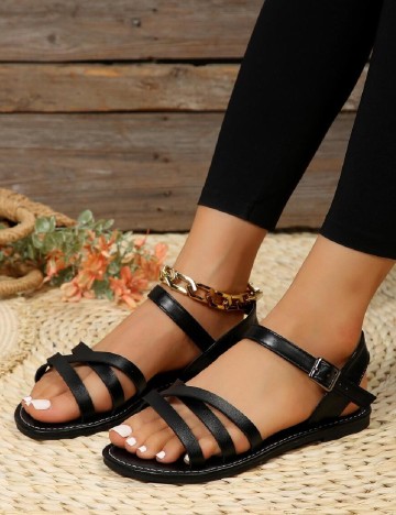 Sandale SHEIN, negru