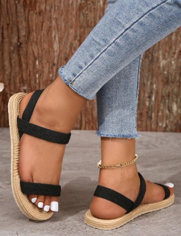 Sandale SHEIN, negru