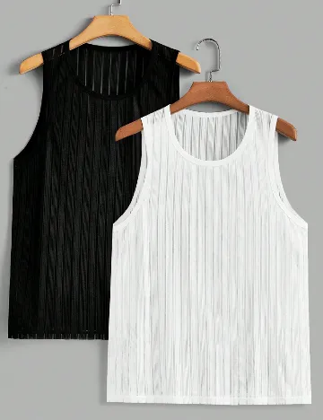 Set Maiouri SHEIN, alb/negru