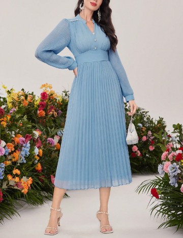 Rochie medie SHEIN, albastru