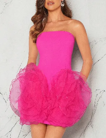 Rochie scurta SHEIN, roz