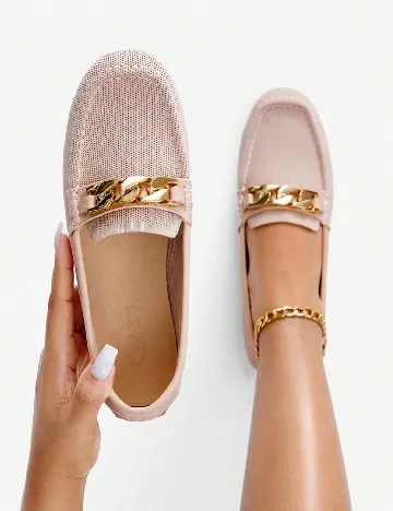 Mocasini SHEIN, maro