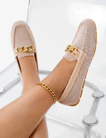 Mocasini SHEIN, maro