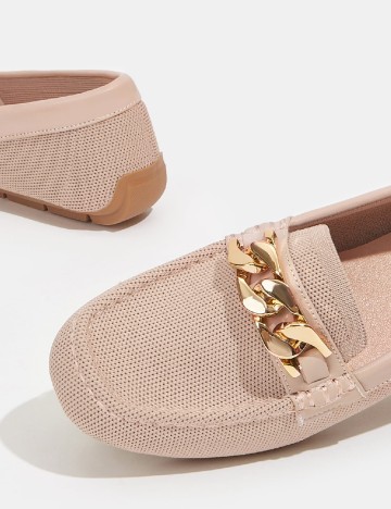 Mocasini SHEIN, maro