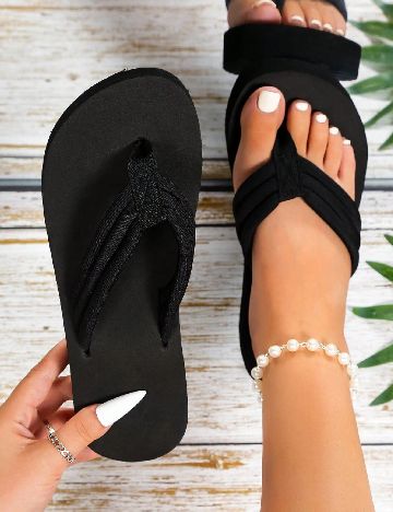 Slapi SHEIN, negru