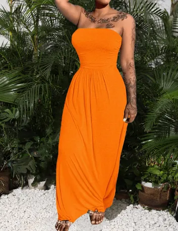 Rochie lunga SHEIN, portocaliu