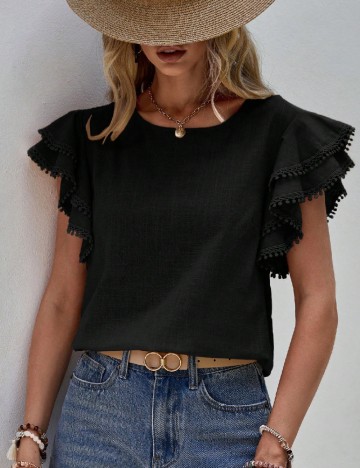 Bluza Emery Rose, negru