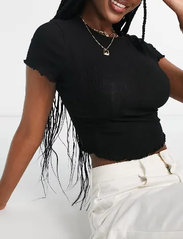 Top ASOS, negru