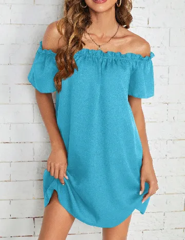 Rochie scurta SHEIN, albastru