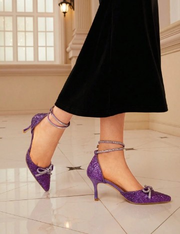 Pantofi SHEIN, mov