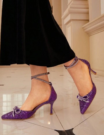 Pantofi SHEIN, mov