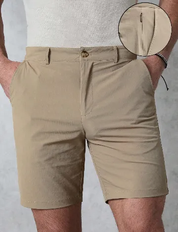 Pantaloni scurti SHEIN, crem