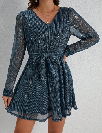 Rochie scurta SHEIN, turcoaz