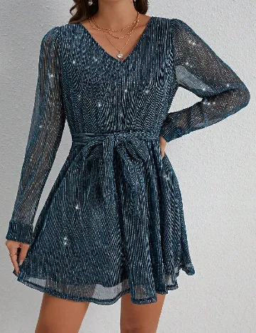 Rochie scurta SHEIN, turcoaz