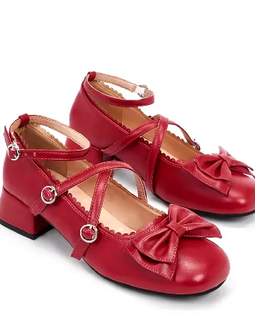 Pantofi SHEIN, rosu