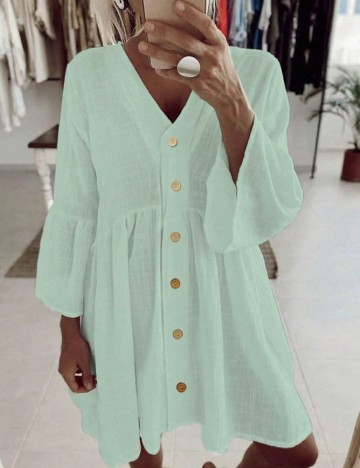 Rochie scurta SHEIN, verde