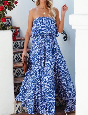 Rochie lunga SHEIN, albastru