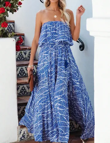 Rochie lunga SHEIN, albastru