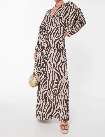 Rochie lunga ASOS, maro