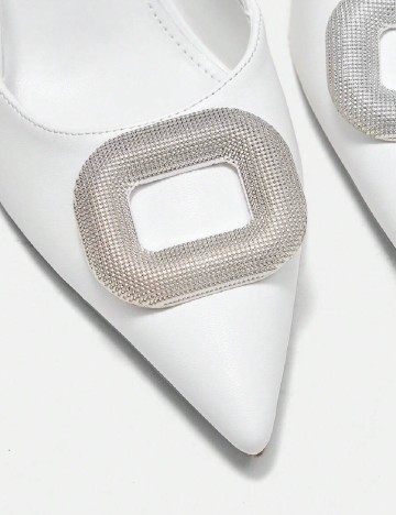 Pantofi SHEIN, alb