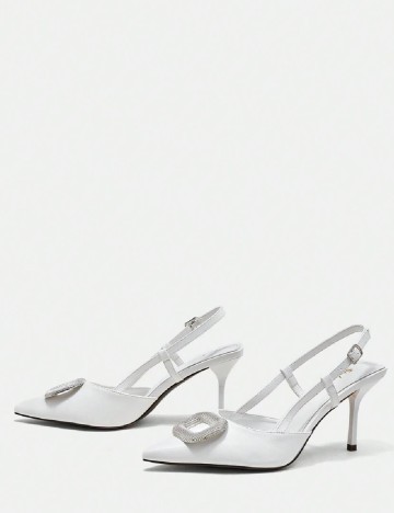 Pantofi SHEIN, alb