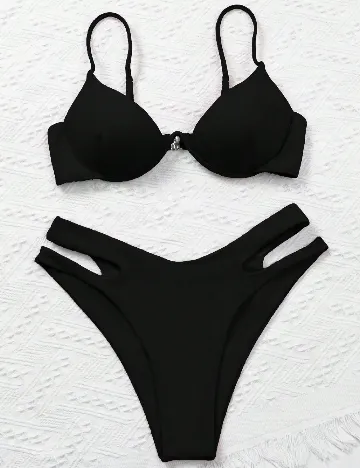 Costum de baie SHEIN, negru